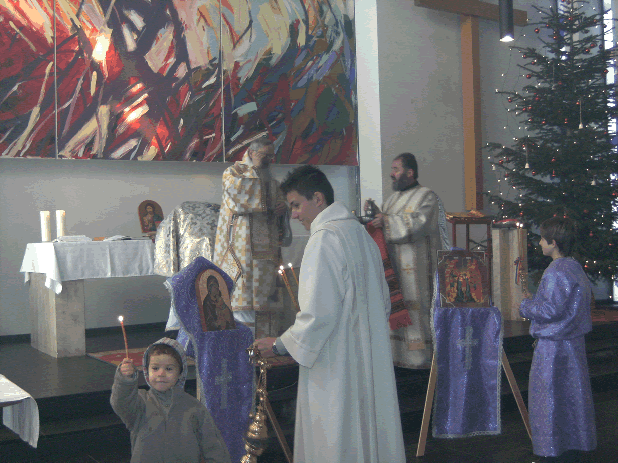 Besuch des Metropoliten Serafim - Januar 2009